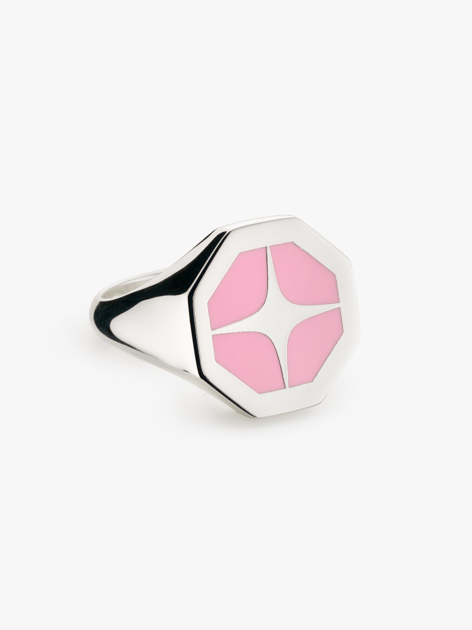 SPECIAL EDITION ENAMEL OCTAGON SIGNET RING