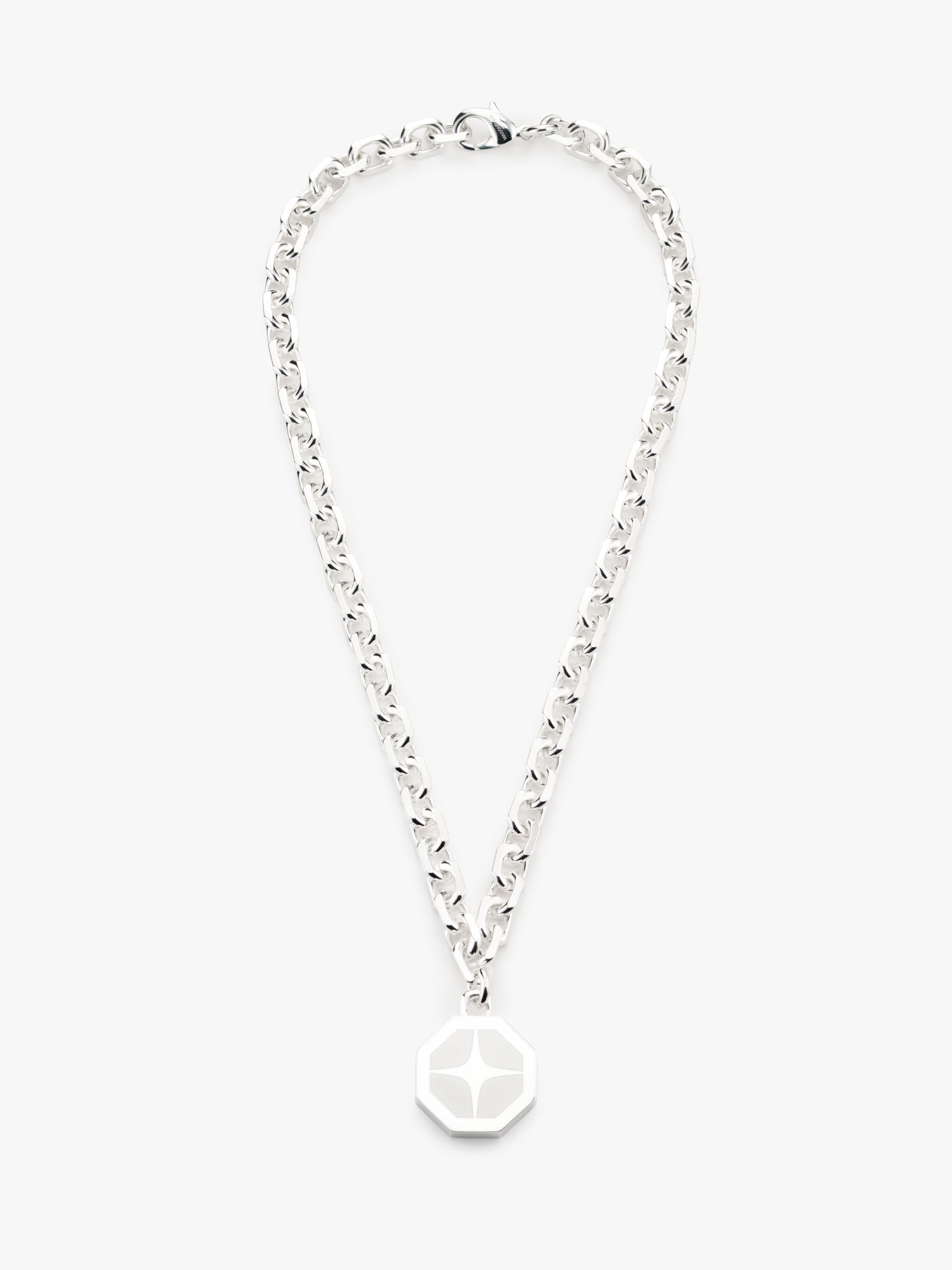 SPECIAL EDITION FORCE OCTAGON ENAMEL PENDANT NECKLACE