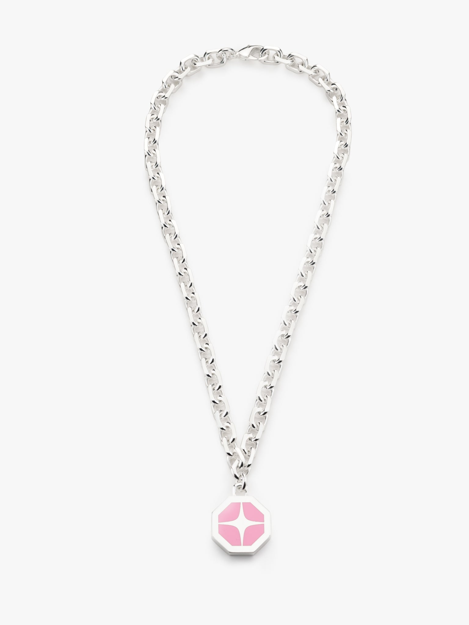 SPECIAL EDITION FORCE OCTAGON ENAMEL PENDANT NECKLACE