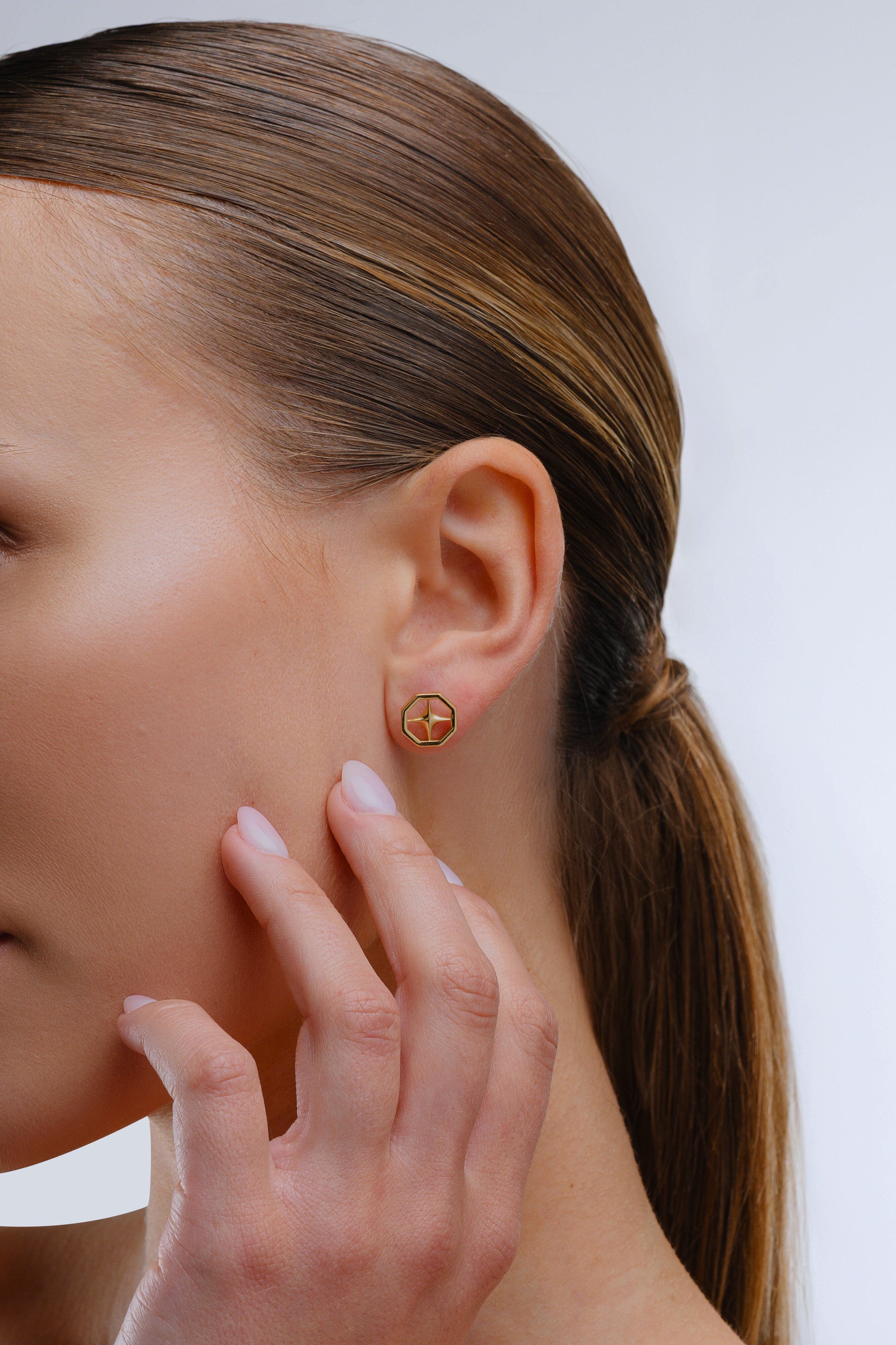 ICON OCTAGON EARRINGS