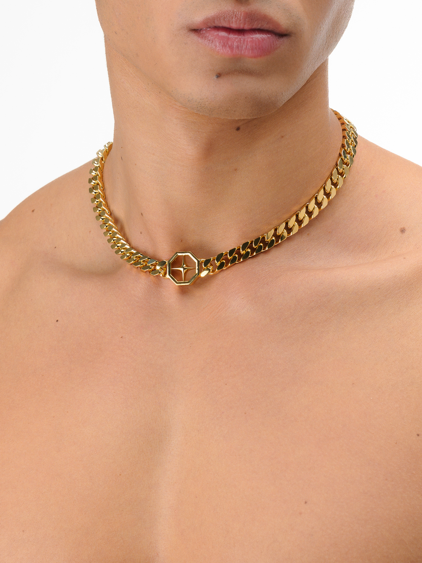 ICON OCTAGON CUBAN NECKLACE