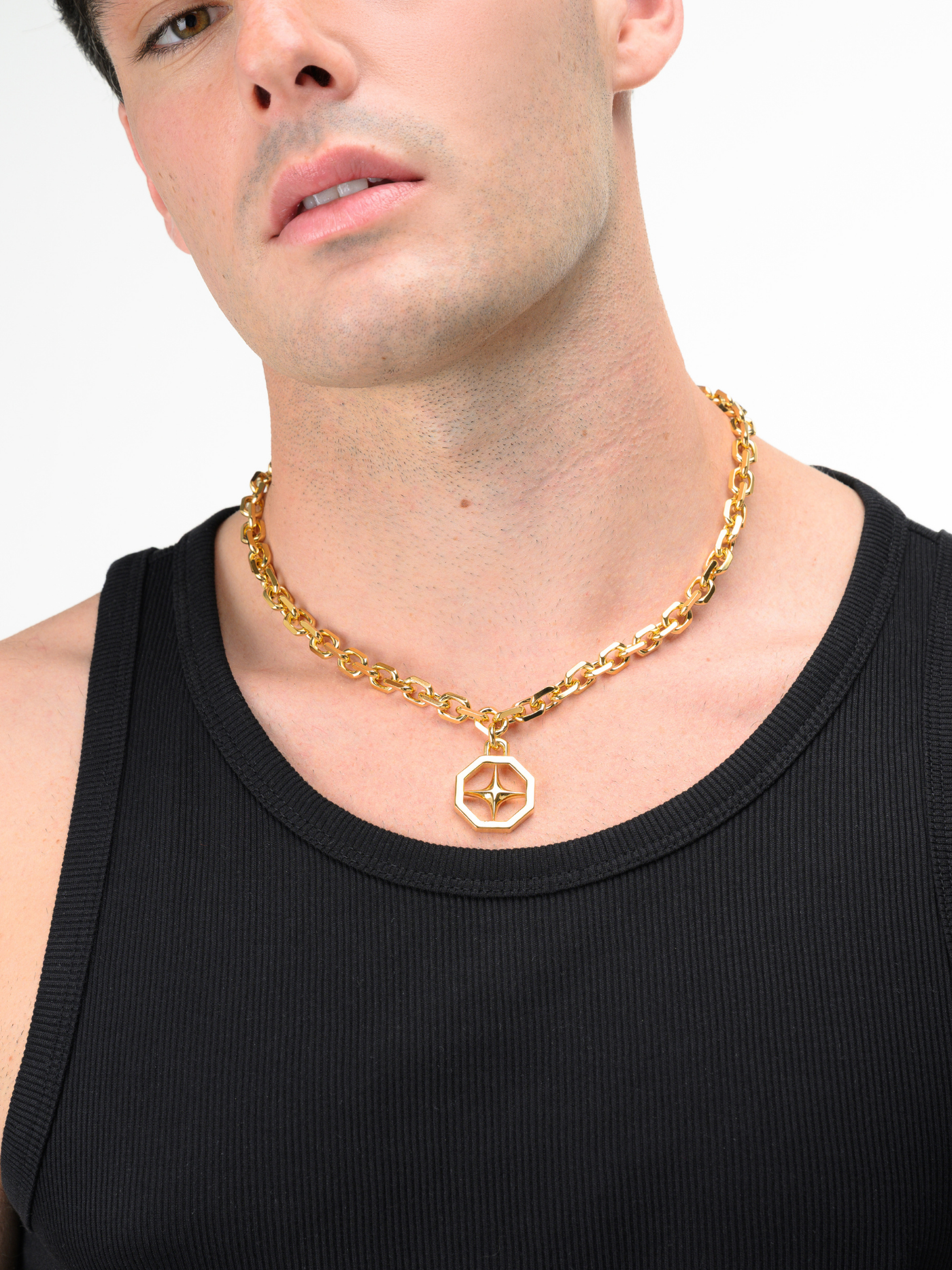 ICON FORCE OCTAGON PENDANT NECKLACE