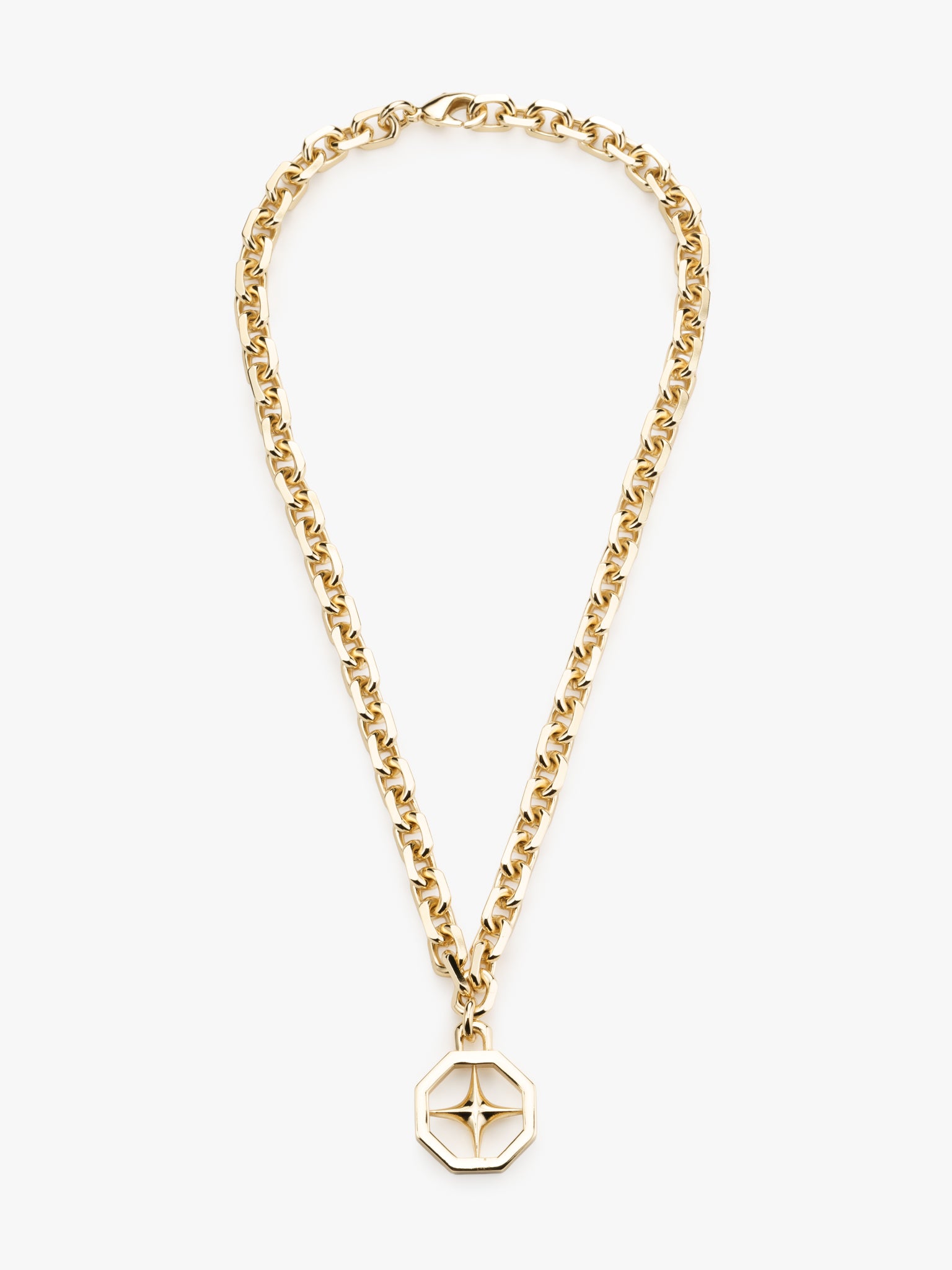 ICON FORCE OCTAGON PENDANT NECKLACE
